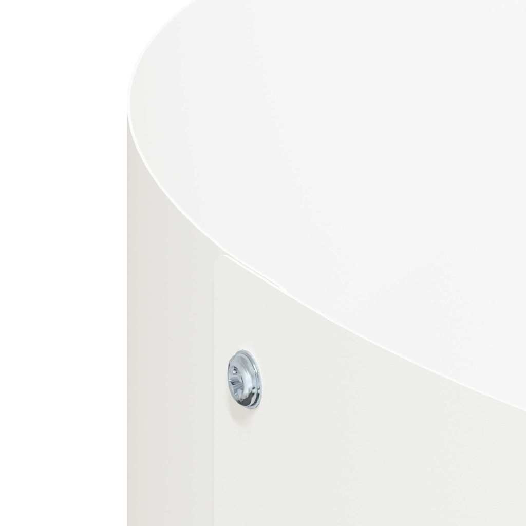 Plantenring 5 pcs Wit 30 x 30 x 20 cm Koudgewalst staal is nu te koop bij PeponiXL, paradijselijk wonen!