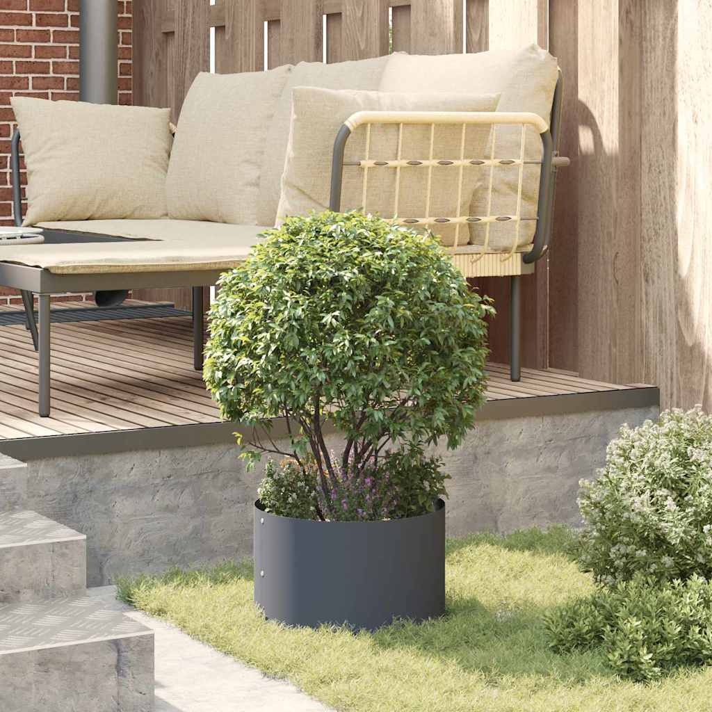 Plantenring Antraciet 30 x 30 x 20 cm Koudgewalst staal is nu te koop bij PeponiXL, paradijselijk wonen!