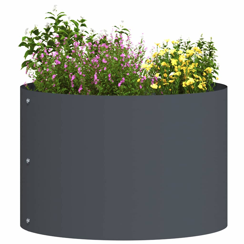 Plantenring Antraciet 30 x 30 x 20 cm Koudgewalst staal is nu te koop bij PeponiXL, paradijselijk wonen!