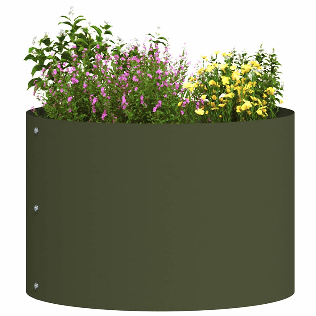 Plantenring Olijf Groen 30 x 30 x 20 cm Koudgewalst staal is nu te koop bij PeponiXL, paradijselijk wonen!