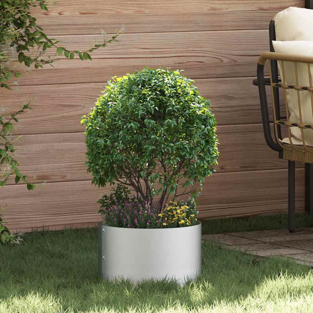 Plantenring Zilver 30 x 30 x 20 cm Gegalvaniseerd staal is nu te koop bij PeponiXL, paradijselijk wonen!