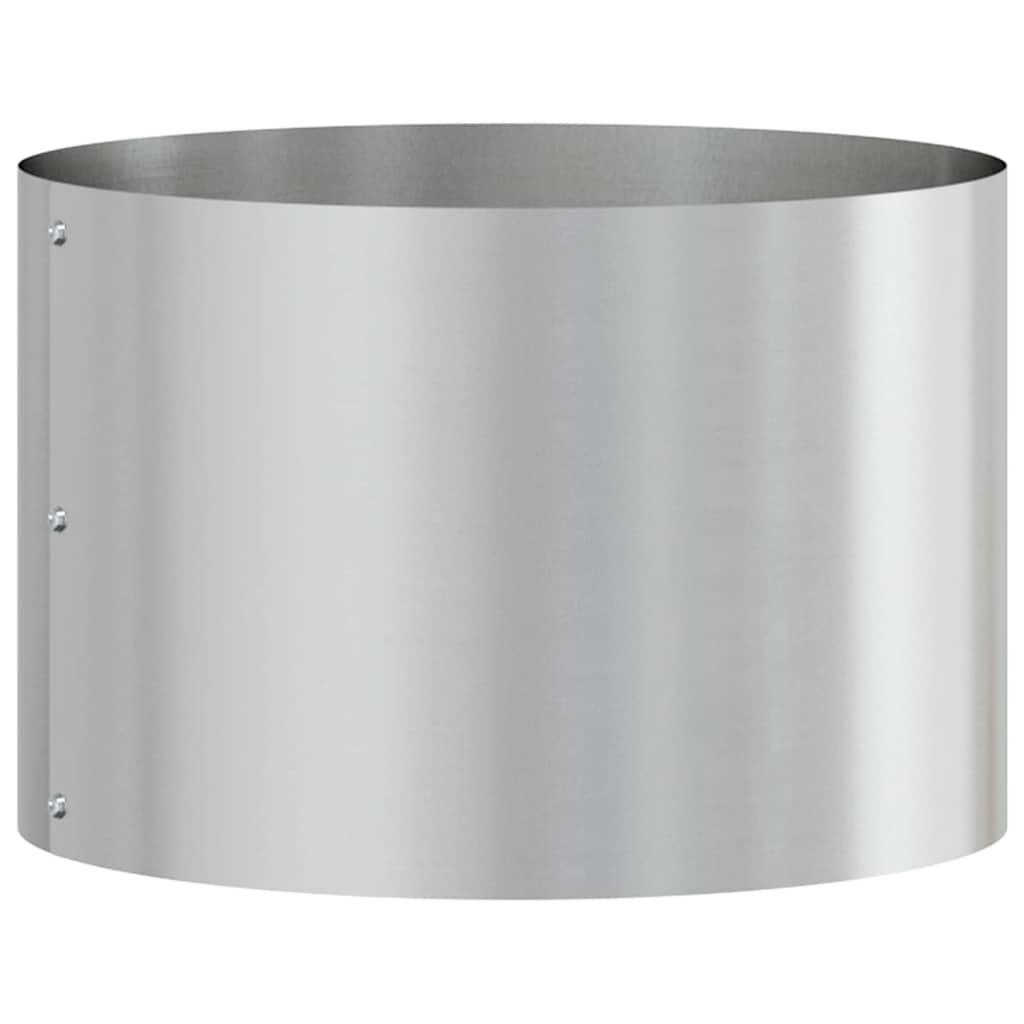 Plantenring Zilver 30 x 30 x 20 cm Gegalvaniseerd staal is nu te koop bij PeponiXL, paradijselijk wonen!