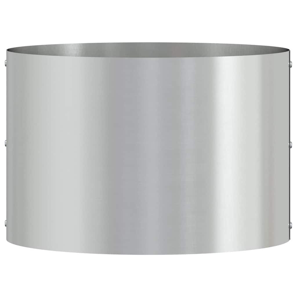 Plantenring Zilver 30 x 30 x 20 cm Gegalvaniseerd staal is nu te koop bij PeponiXL, paradijselijk wonen!
