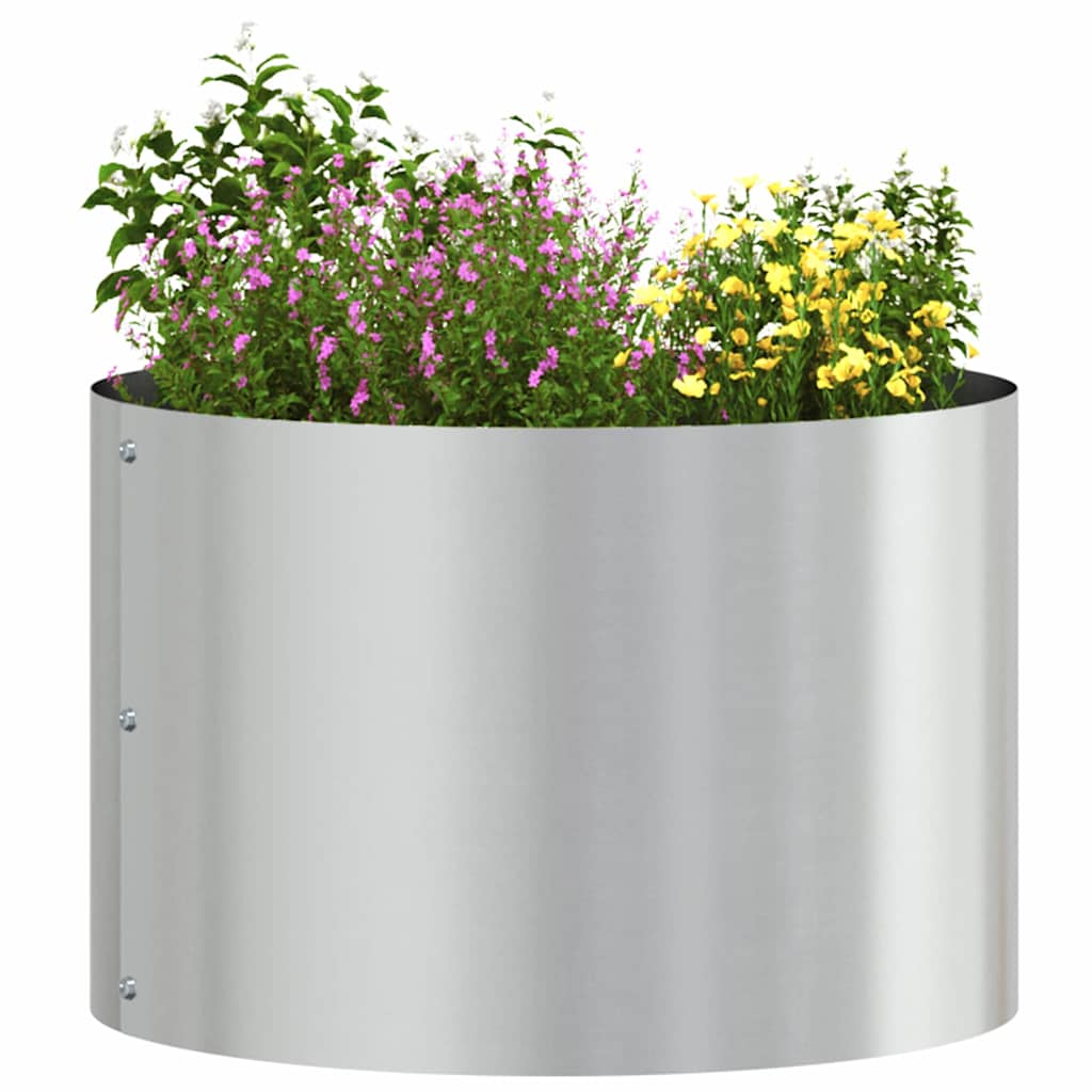 Plantenring Zilver 30 x 30 x 20 cm Gegalvaniseerd staal is nu te koop bij PeponiXL, paradijselijk wonen!