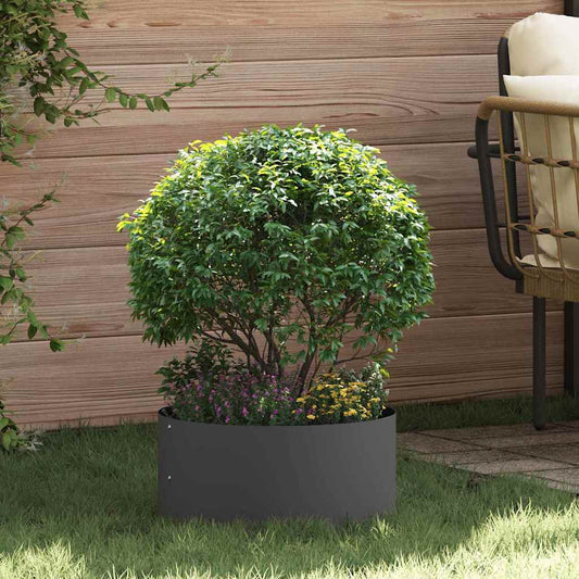 Plantenring Zwart 40 x 40 x 20 cm Koudgewalst staal is nu te koop bij PeponiXL, paradijselijk wonen!