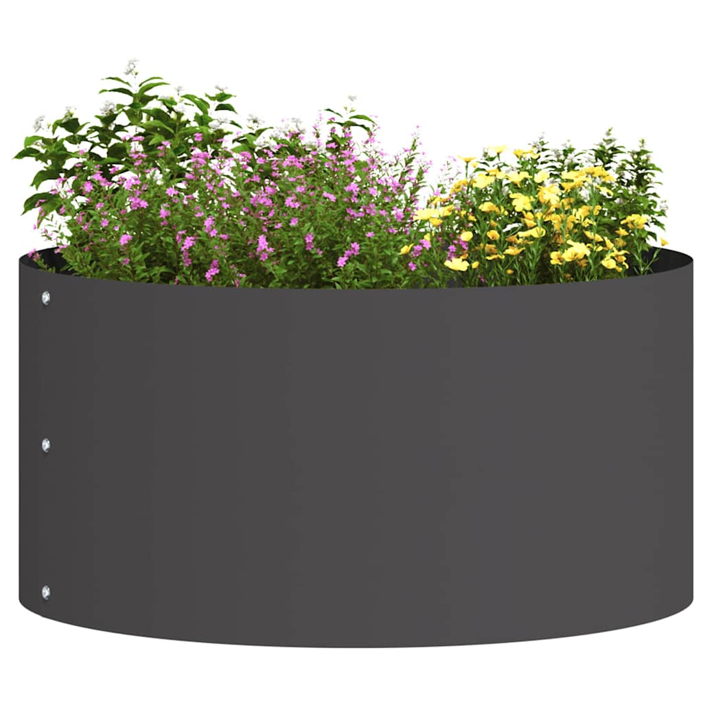 Plantenring Zwart 40 x 40 x 20 cm Koudgewalst staal is nu te koop bij PeponiXL, paradijselijk wonen!