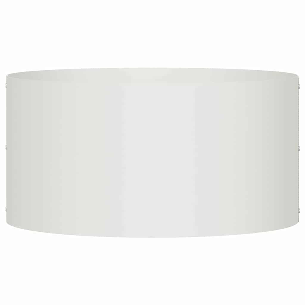 Plantenring 5 pcs Wit 40 x 40 x 20 cm Koudgewalst staal is nu te koop bij PeponiXL, paradijselijk wonen!