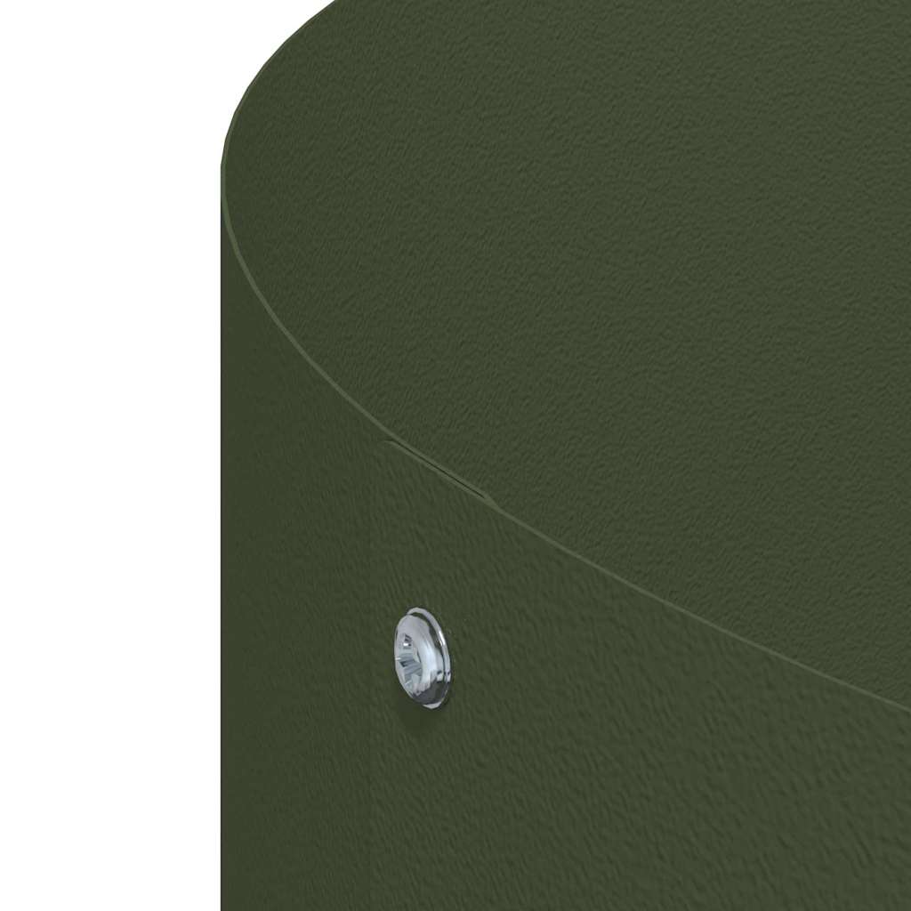 Plantenring Olijf Groen 40 x 40 x 20 cm Koudgewalst staal is nu te koop bij PeponiXL, paradijselijk wonen!