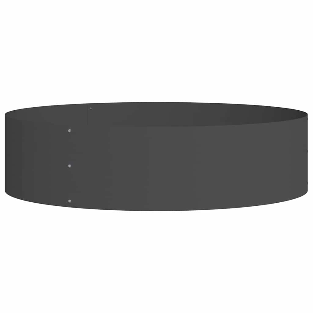 Plantenring Zwart 80 x 80 x 20 cm Koudgewalst staal is nu te koop bij PeponiXL, paradijselijk wonen!