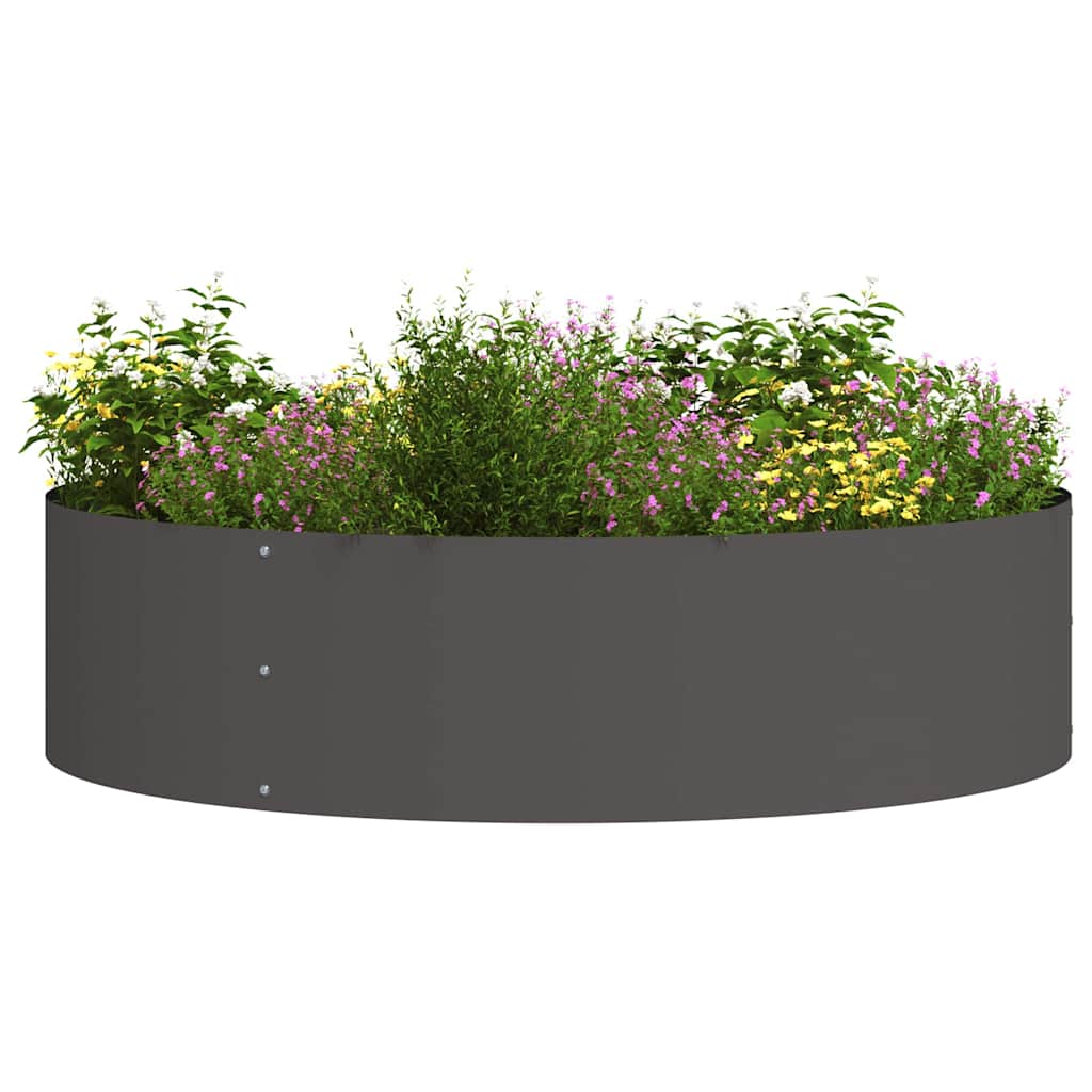 Plantenring Zwart 80 x 80 x 20 cm Koudgewalst staal is nu te koop bij PeponiXL, paradijselijk wonen!