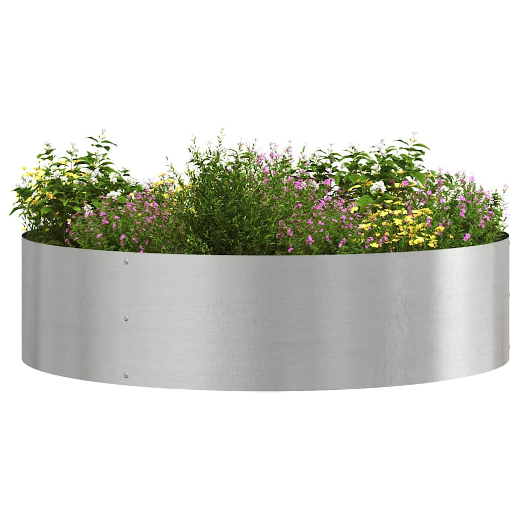 Plantenring Zilver 80 x 80 x 20 cm Roestvrij staal is nu te koop bij PeponiXL, paradijselijk wonen!