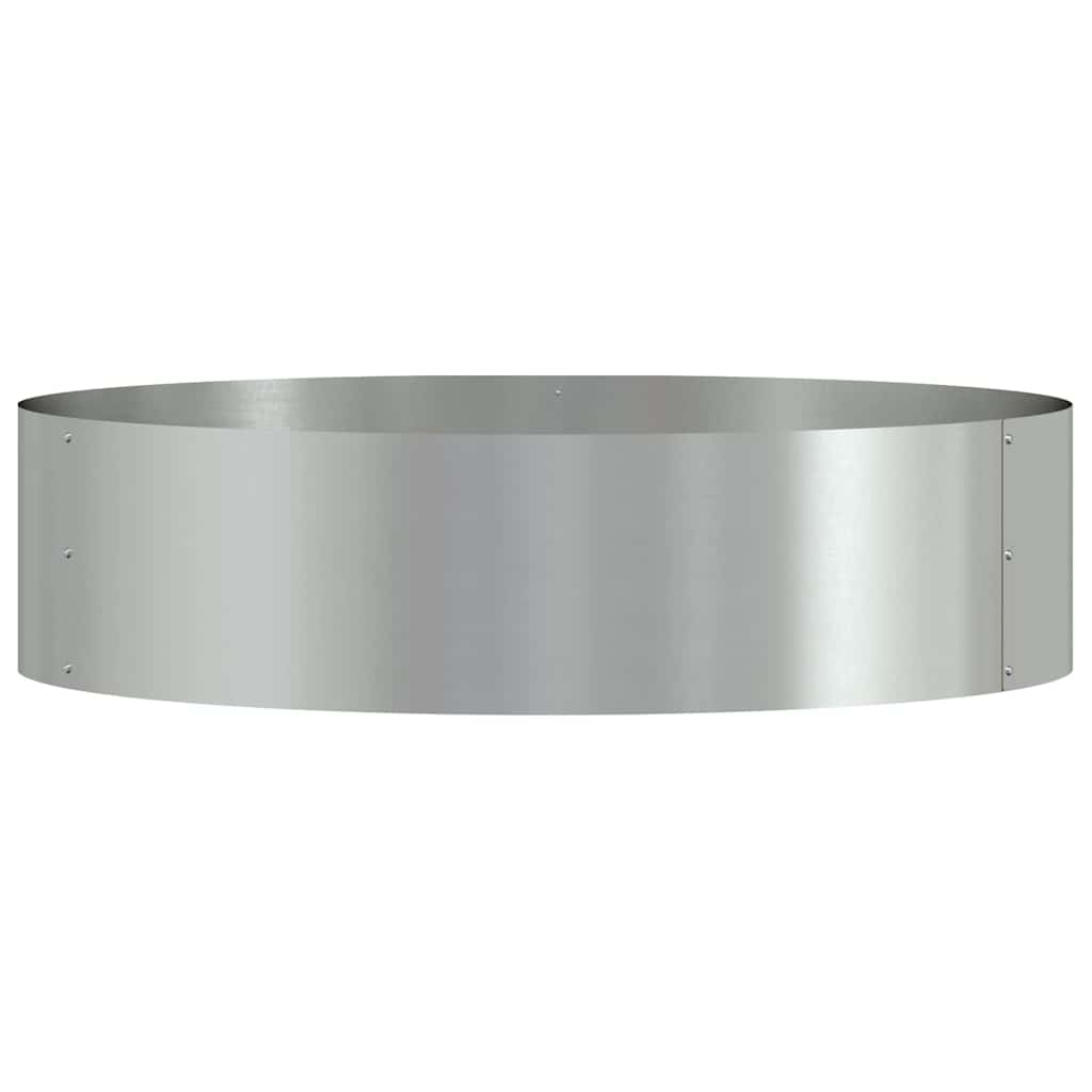 Plantenring Zilver 80 x 80 x 20 cm Gegalvaniseerd staal is nu te koop bij PeponiXL, paradijselijk wonen!