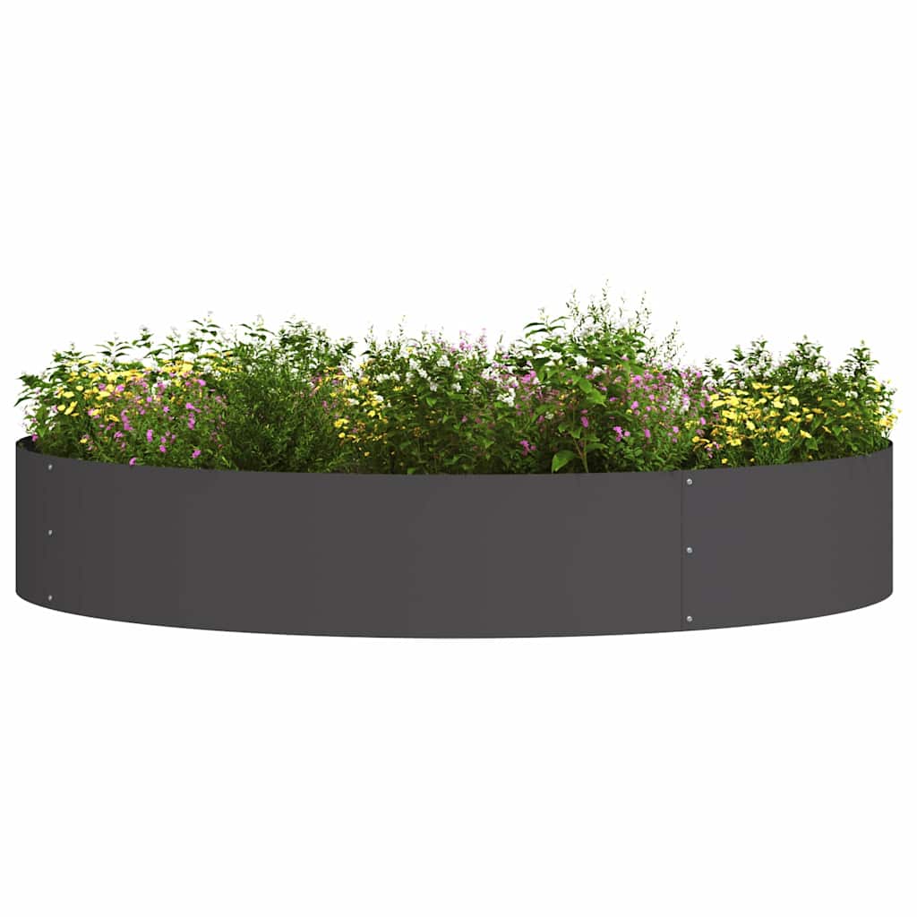 Plantenring Zwart 120 x 120 x 20 cm Koudgewalst staal is nu te koop bij PeponiXL, paradijselijk wonen!