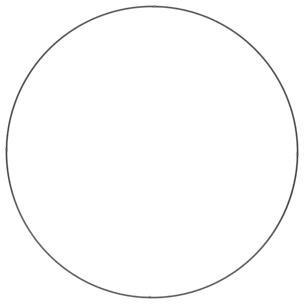 Plantenring 5 pcs Zwart 120 x 120 x 20 cm Koudgewalst staal is nu te koop bij PeponiXL, paradijselijk wonen!