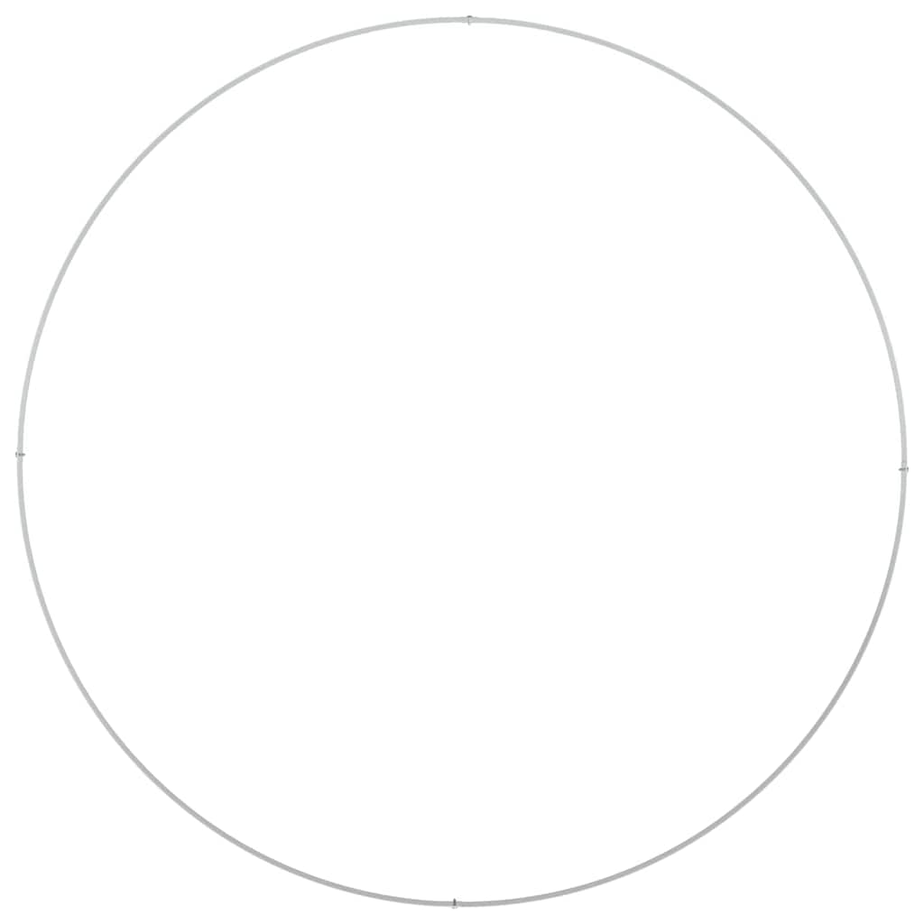 Plantenring 5 pcs Wit 120 x 120 x 20 cm Koudgewalst staal is nu te koop bij PeponiXL, paradijselijk wonen!