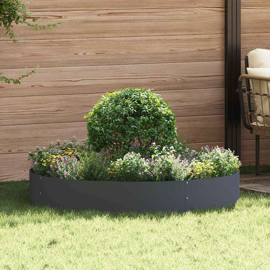 Plantenring Antraciet 120 x 120 x 20 cm Koudgewalst staal is nu te koop bij PeponiXL, paradijselijk wonen!