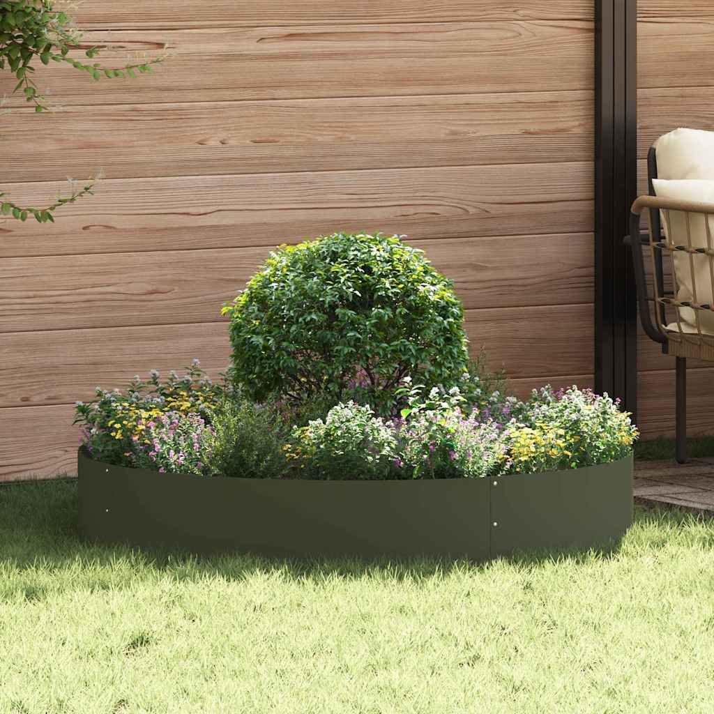 Plantenring 5 pcs Olijf Groen 120 x 120 x 20 cm is nu te koop bij PeponiXL, paradijselijk wonen!