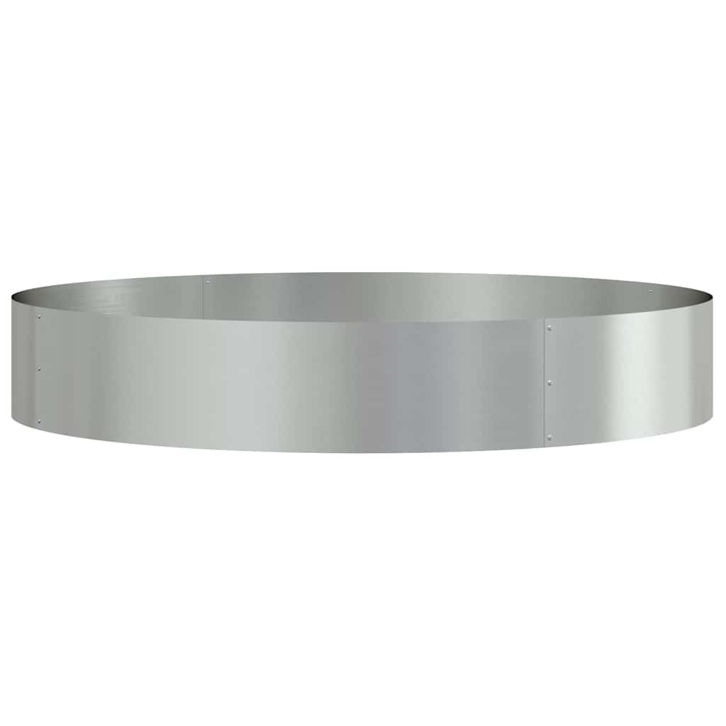 Plantenring Zilver 120 x 120 x 20 cm Gegalvaniseerd staal is nu te koop bij PeponiXL, paradijselijk wonen!