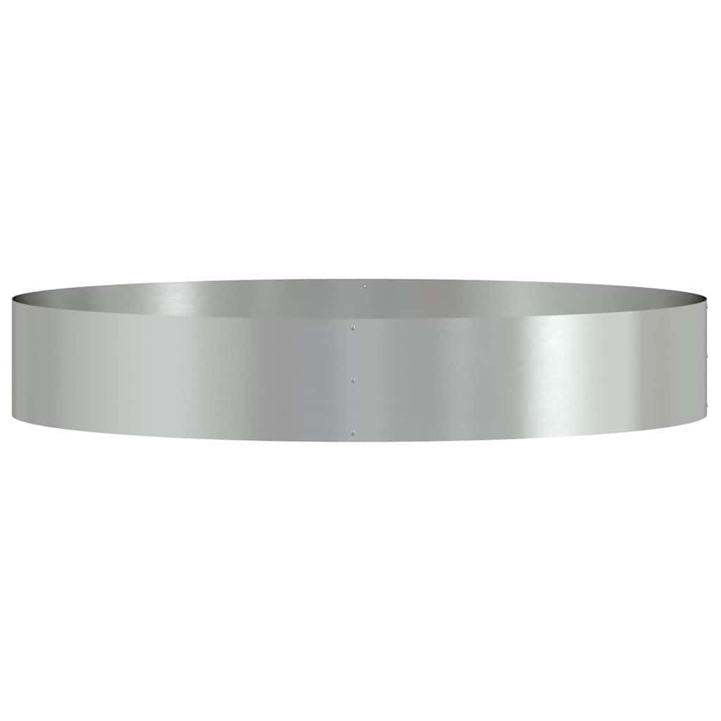 Plantenring Zilver 120 x 120 x 20 cm Gegalvaniseerd staal is nu te koop bij PeponiXL, paradijselijk wonen!