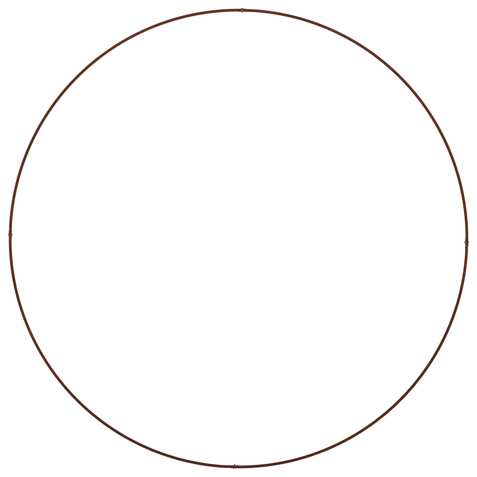 Plantenring Bruin 120 x 120 x 20 cm Cortenstaal is nu te koop bij PeponiXL, paradijselijk wonen!