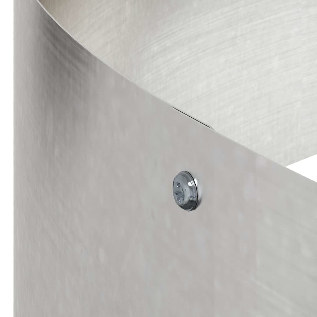 Tuin Bloempot Zilver 120 x 120 x 20 cm Roestvrij staal is nu te koop bij PeponiXL, paradijselijk wonen!