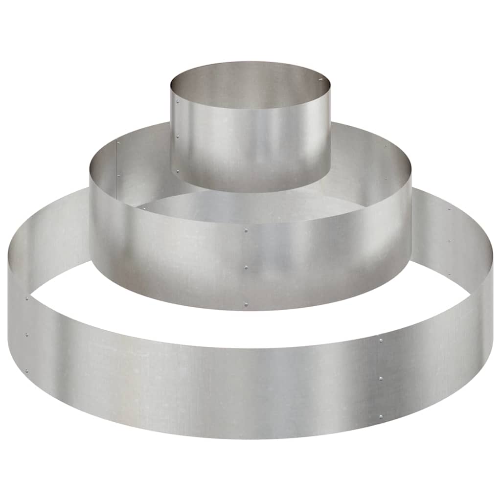 Tuin Bloempot Zilver 120 x 120 x 20 cm Roestvrij staal is nu te koop bij PeponiXL, paradijselijk wonen!