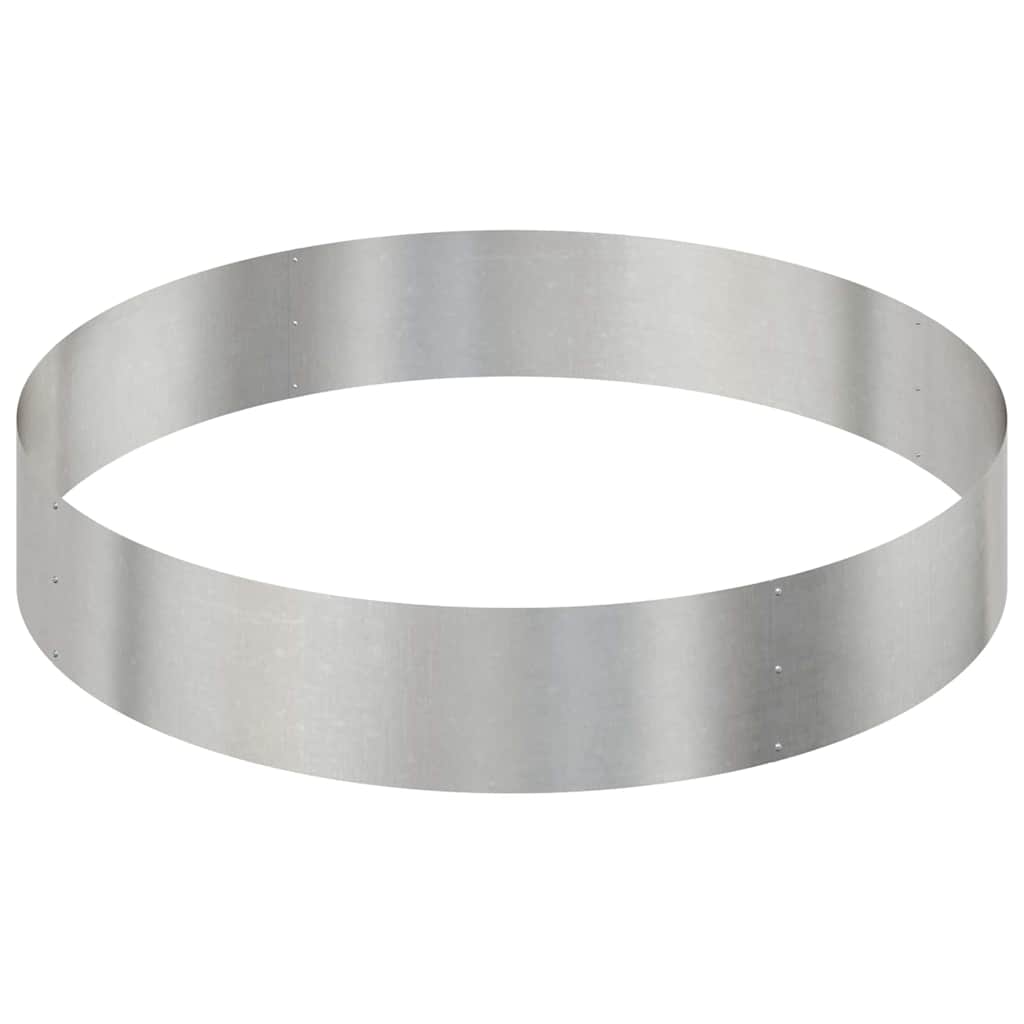 Tuin Bloempot Zilver 120 x 120 x 20 cm Roestvrij staal is nu te koop bij PeponiXL, paradijselijk wonen!