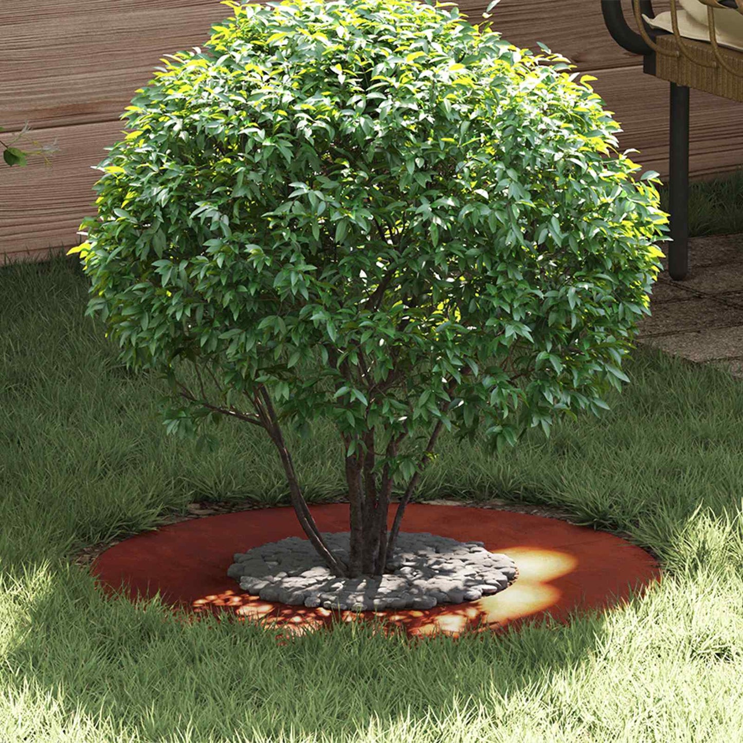 geschikt voor platte boomringen 5 pcs Bruin Ø30 / 60 cm is nu te koop bij PeponiXL, paradijselijk wonen!