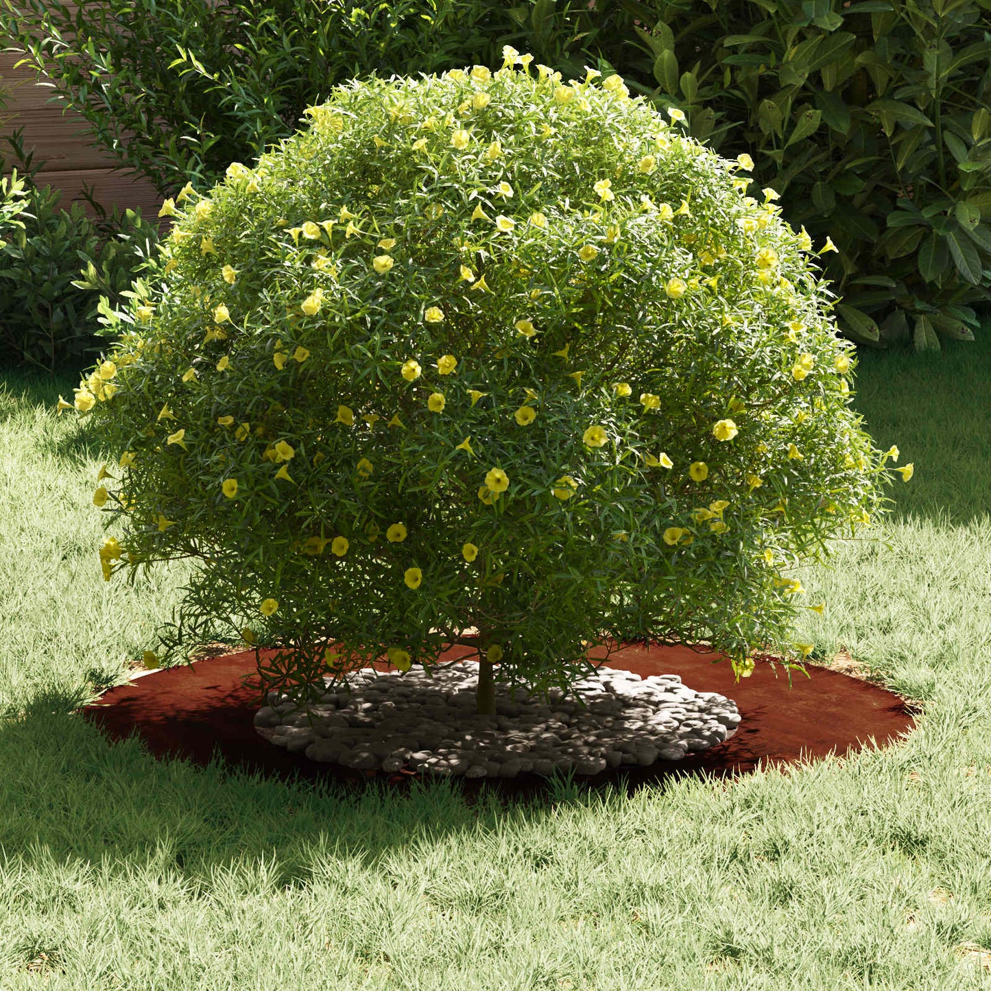 geschikt voor platte boomringen 5 pcs Bruin Ø40 / 70 cm is nu te koop bij PeponiXL, paradijselijk wonen!