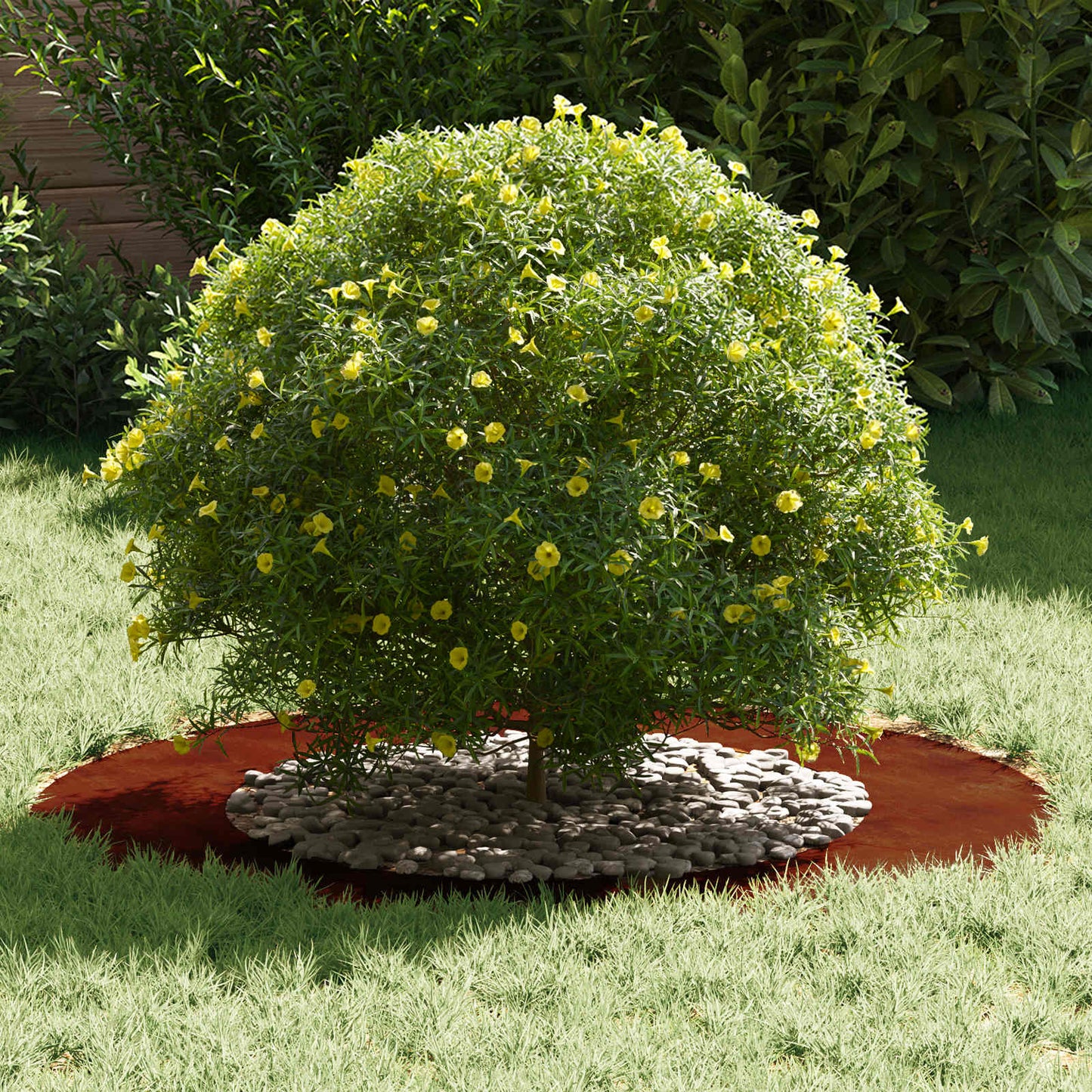 geschikt voor platte boomring Bruin Ø50 / 80 cm Cortenstaal is nu te koop bij PeponiXL, paradijselijk wonen!