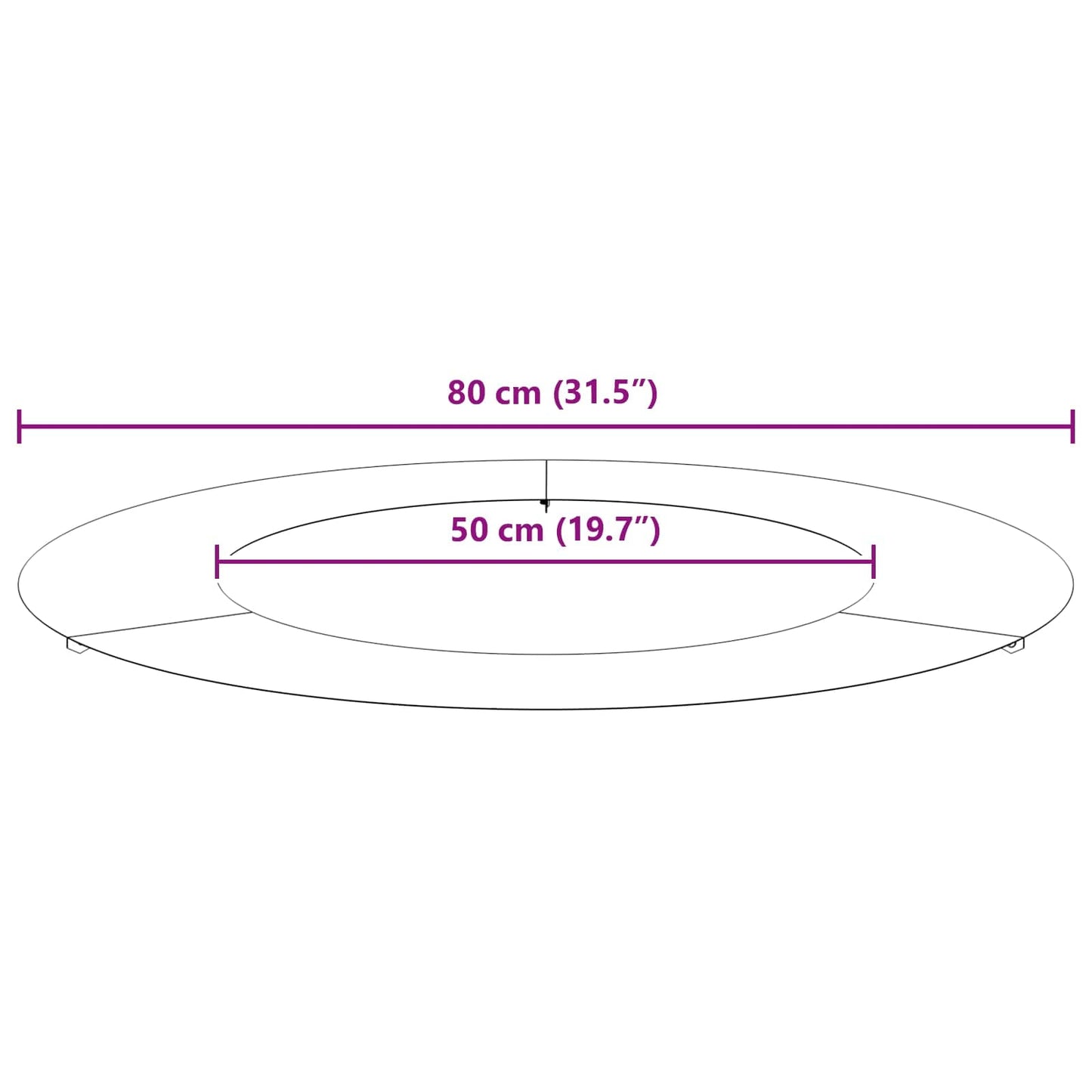 geschikt voor platte boomring Bruin Ø50 / 80 cm Cortenstaal is nu te koop bij PeponiXL, paradijselijk wonen!