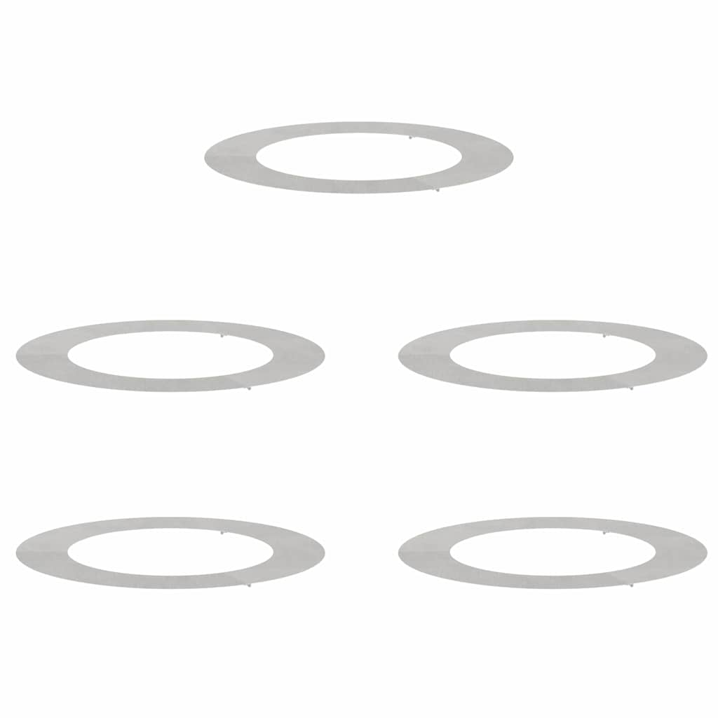 geschikt voor platte boomringen 5 pcs Zilver Ø60 / 90 cm is nu te koop bij PeponiXL, paradijselijk wonen!