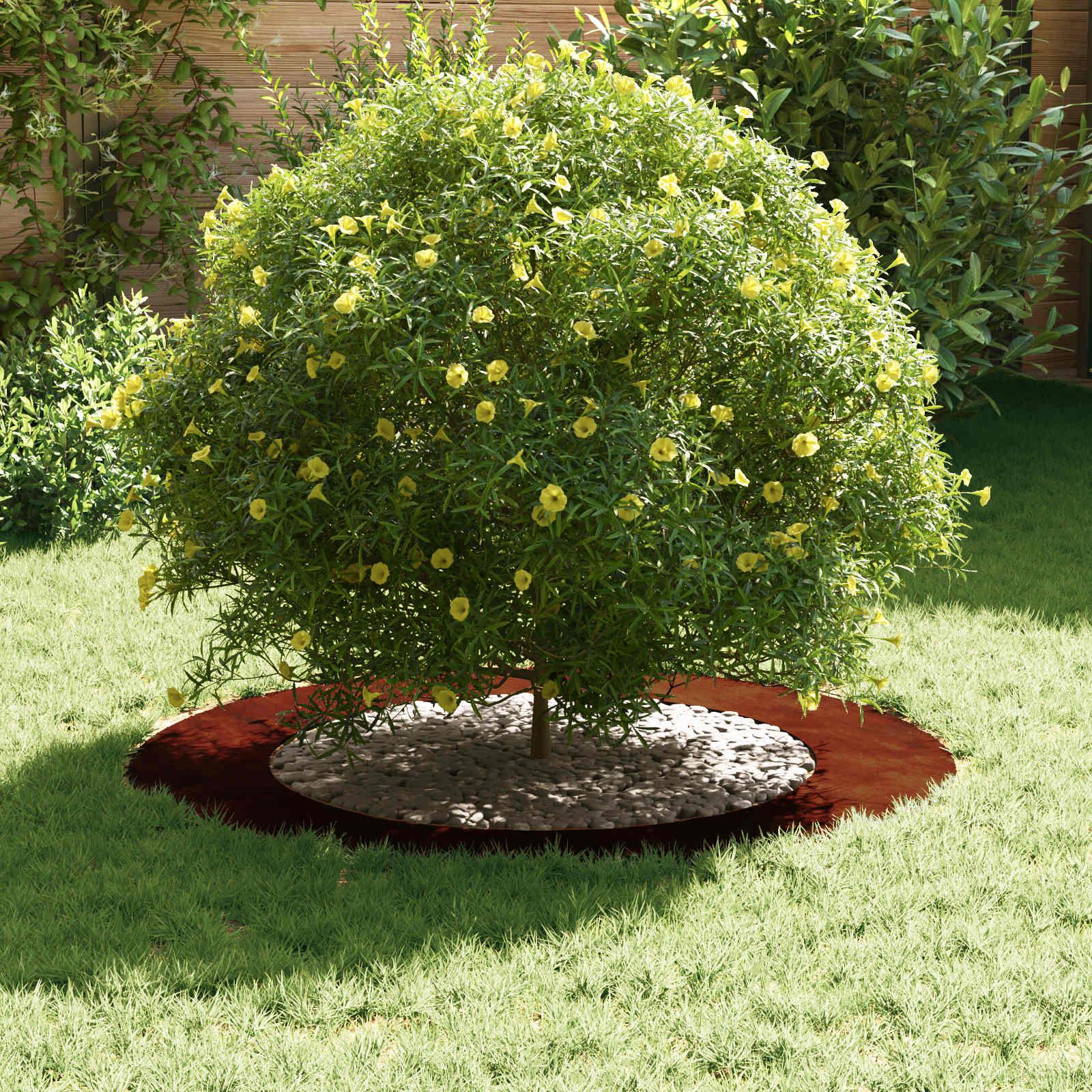 geschikt voor platte boomring Bruin Ø60 / 90 cm Cortenstaal is nu te koop bij PeponiXL, paradijselijk wonen!