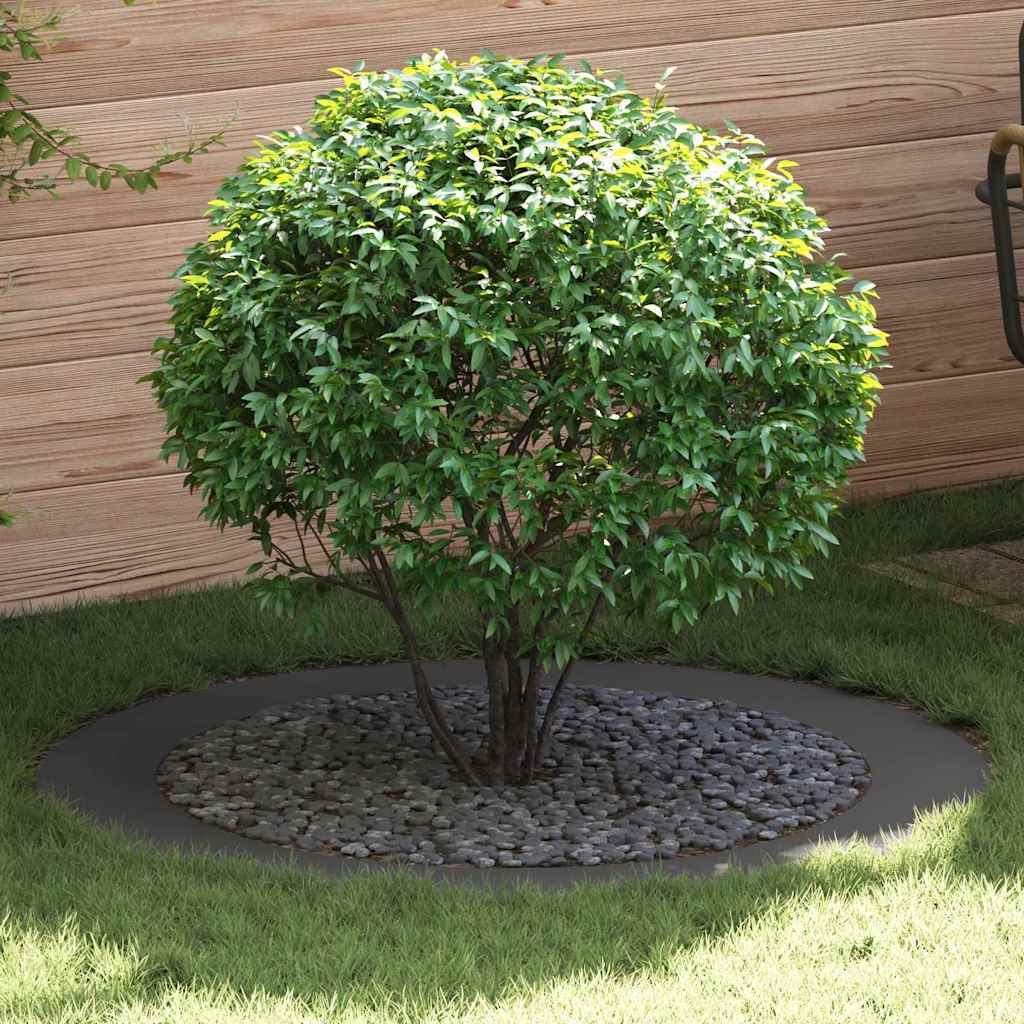 geschikt voor platte boomringen 5 pcs Zwart Ø90 / 120 cm Staal is nu te koop bij PeponiXL, paradijselijk wonen!