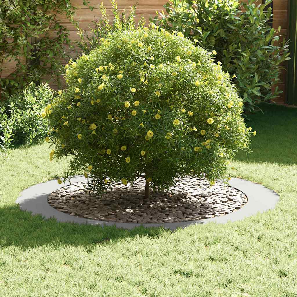 geschikt voor platte boomringen 5 pcs Wit Ø90 / 120 cm Staal is nu te koop bij PeponiXL, paradijselijk wonen!