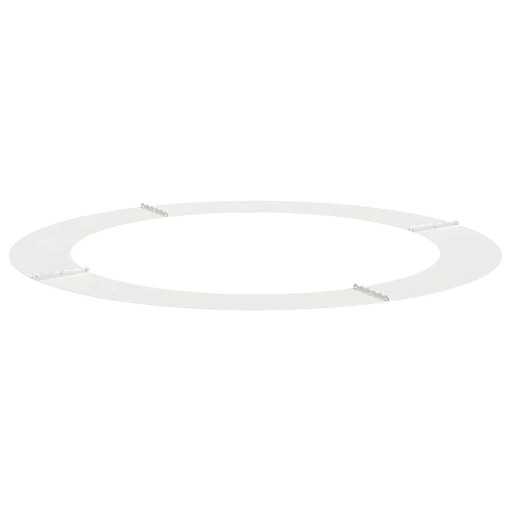 geschikt voor platte boomringen 5 pcs Wit Ø90 / 120 cm Staal is nu te koop bij PeponiXL, paradijselijk wonen!
