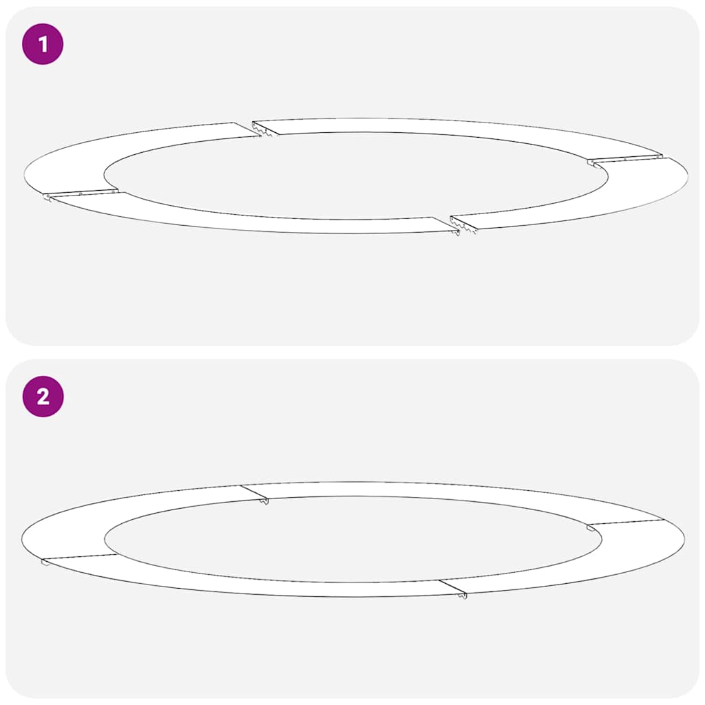geschikt voor platte boomring Olijfgroen Ø90 / 120 cm Staal is nu te koop bij PeponiXL, paradijselijk wonen!