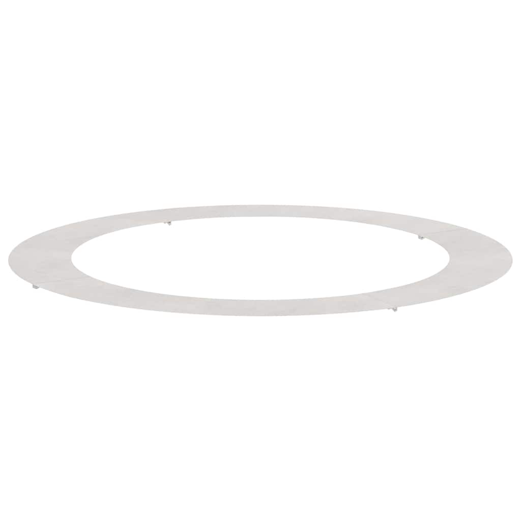 geschikt voor platte boomring Zilver Ø90 / 120 cm Roestvrij staal is nu te koop bij PeponiXL, paradijselijk wonen!