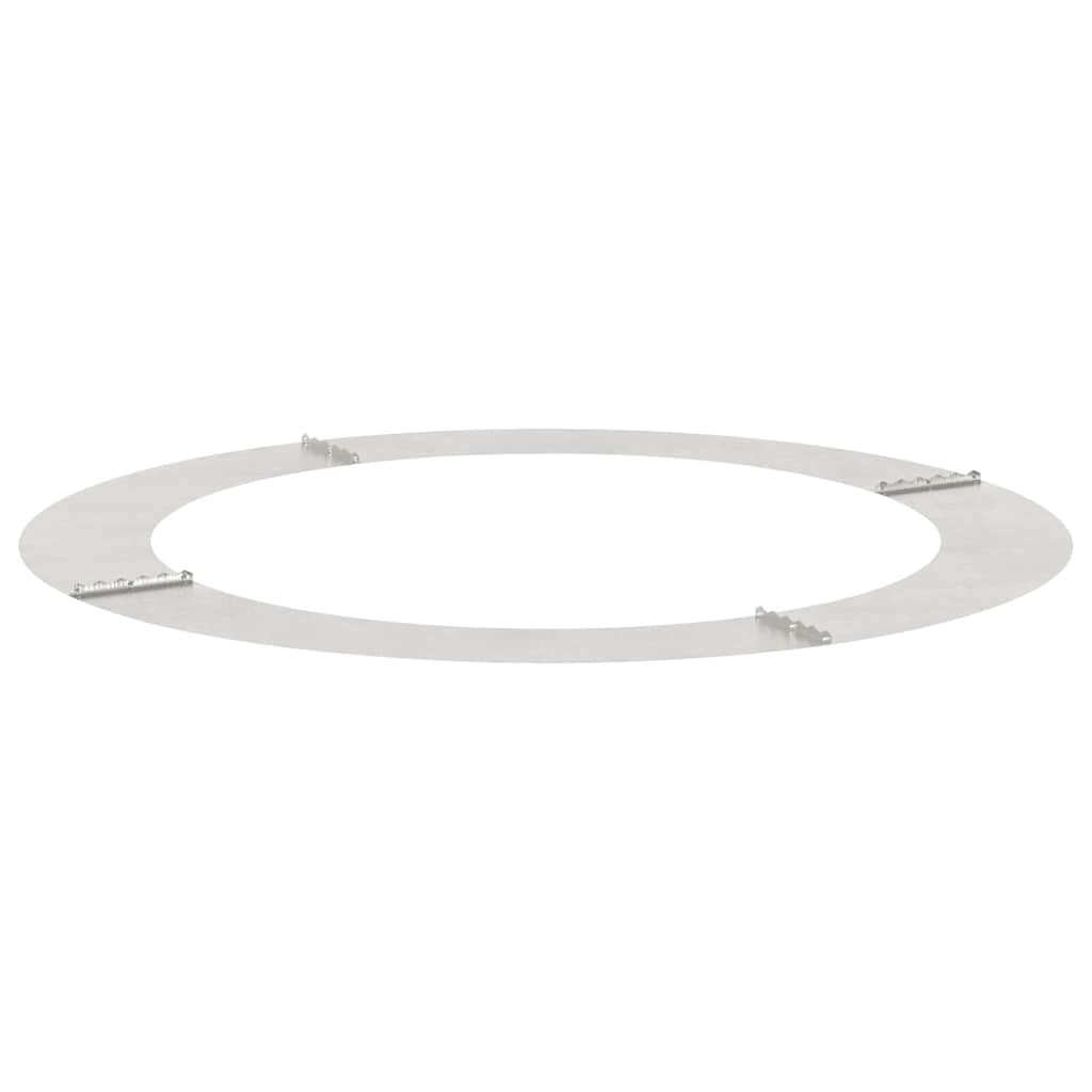 geschikt voor platte boomring Zilver Ø90 / 120 cm Roestvrij staal is nu te koop bij PeponiXL, paradijselijk wonen!