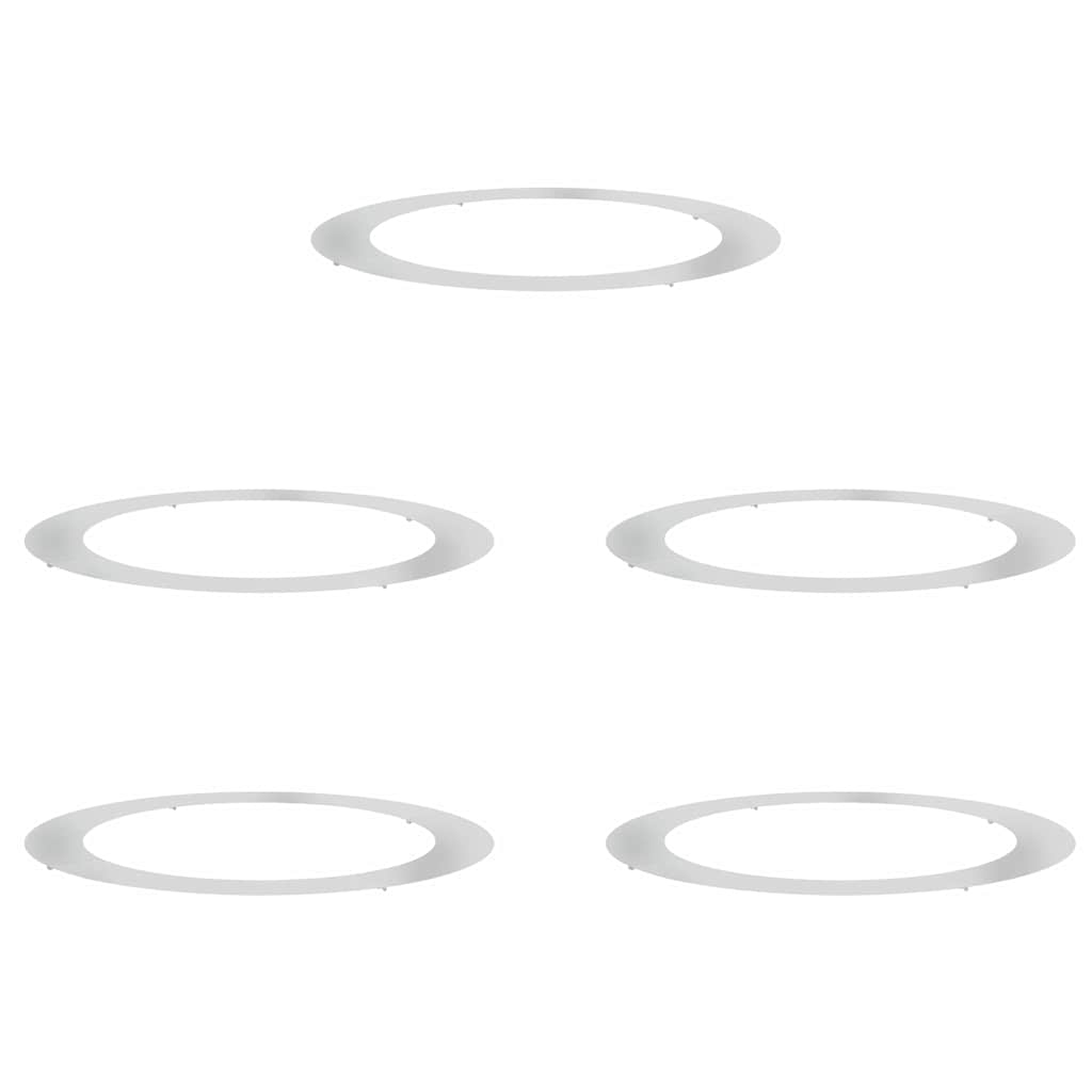 geschikt voor platte boomringen 5 pcs Zilver Ø90 / 120 cm is nu te koop bij PeponiXL, paradijselijk wonen!