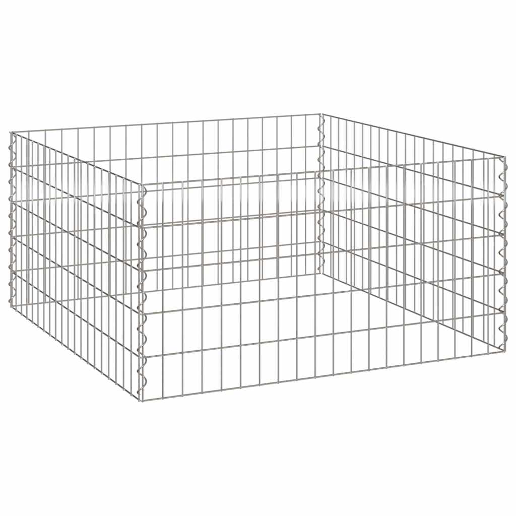 Vierkante Composter 100 x 100 x 50 cm IJzer is nu te koop bij PeponiXL, paradijselijk wonen!