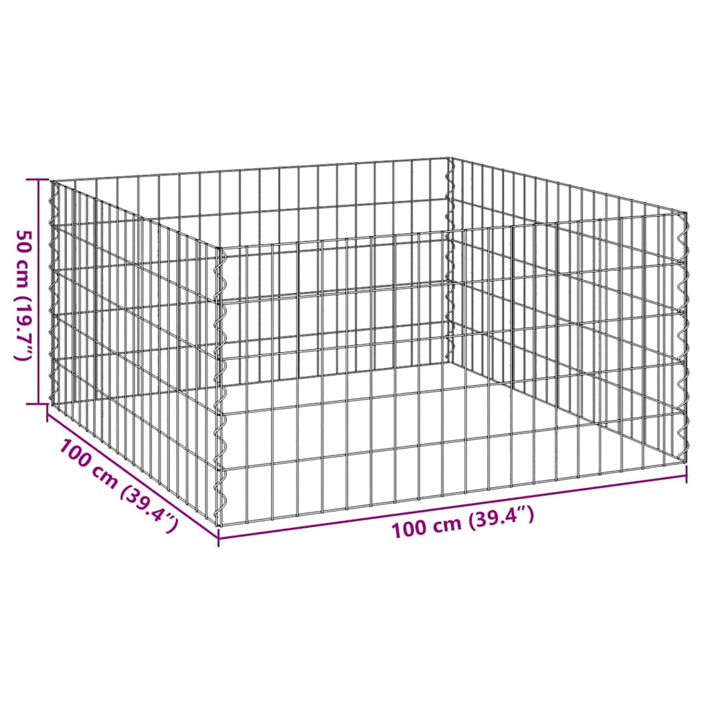 Vierkante Composter 100 x 100 x 50 cm IJzer is nu te koop bij PeponiXL, paradijselijk wonen!