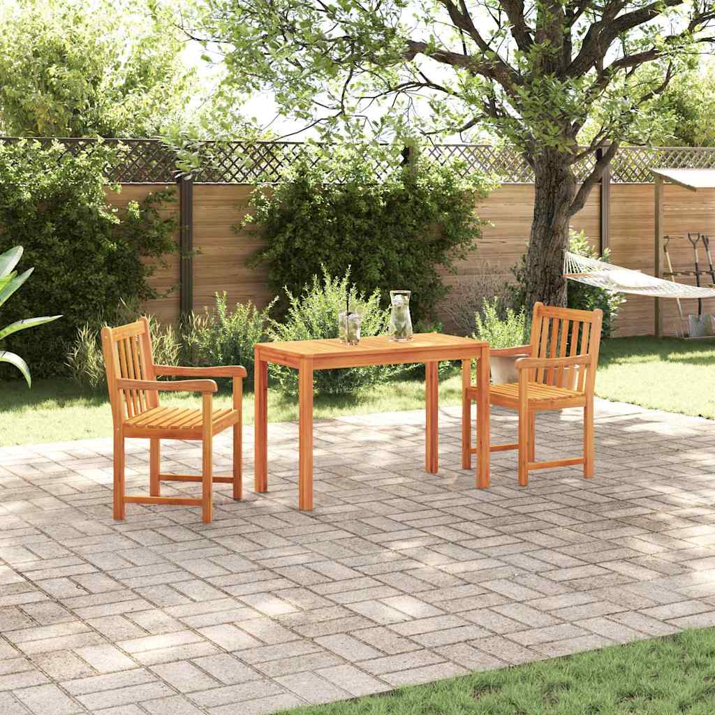 Tuin eettafelset 3 pcs Bruin Massief Acaciahout is nu te koop bij PeponiXL, paradijselijk wonen!