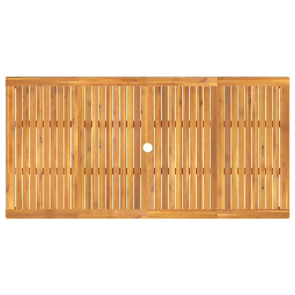 Tuin eettafelset 7 pcs Bruin Massief Acaciahout