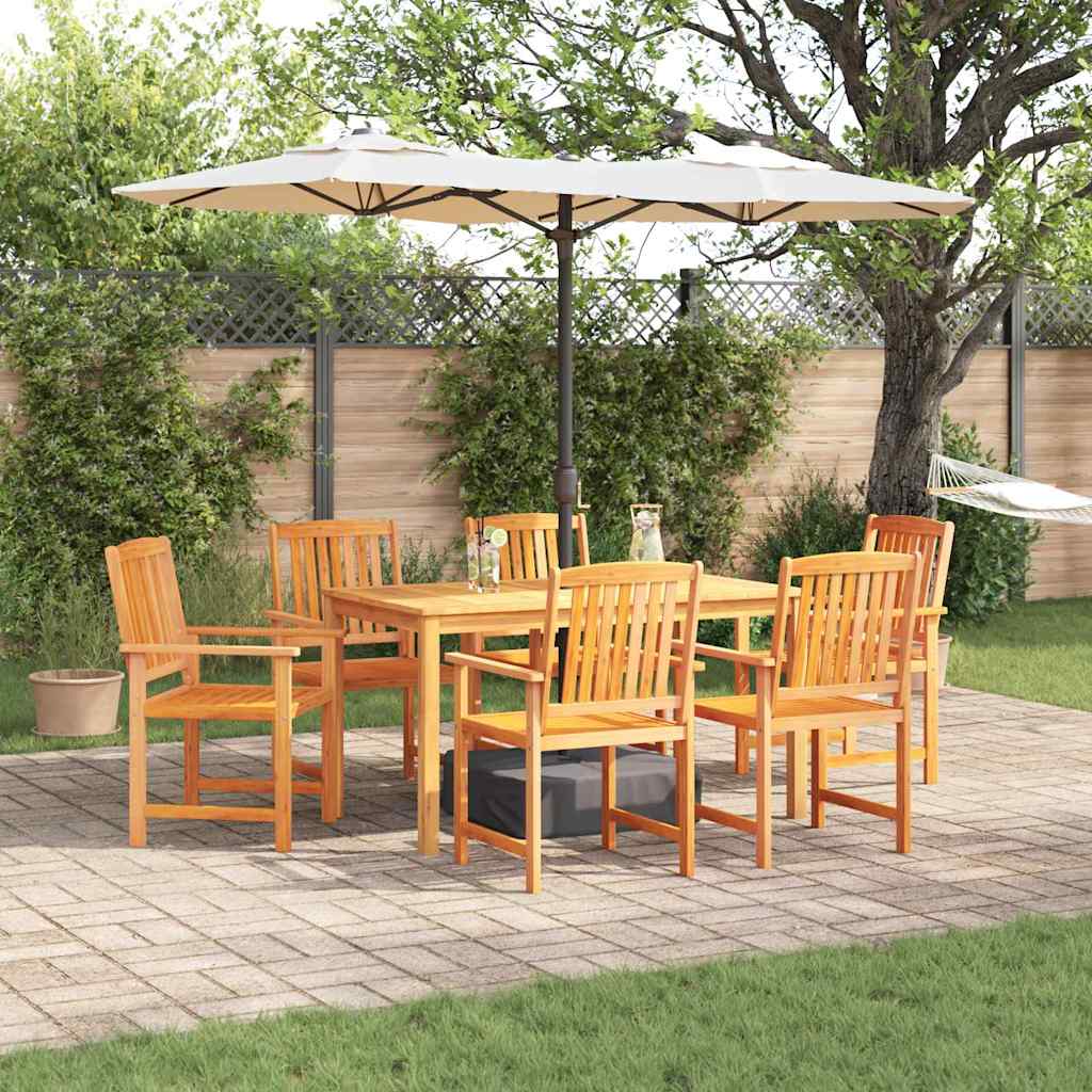 Tuin eettafelset 5 pcs Bruin Massief Acaciahout is nu te koop bij PeponiXL, paradijselijk wonen!