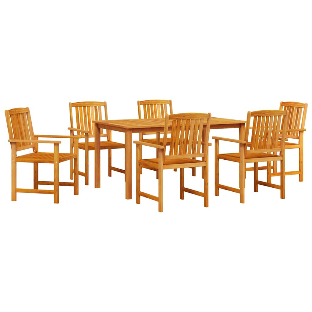 Tuin eettafelset 5 pcs Bruin Massief Acaciahout is nu te koop bij PeponiXL, paradijselijk wonen!