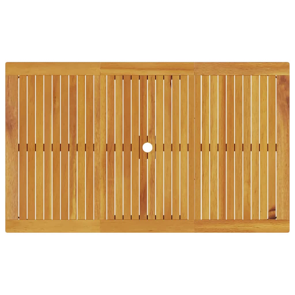 Tuin eettafelset 5 pcs Bruin Massief Acaciahout is nu te koop bij PeponiXL, paradijselijk wonen!