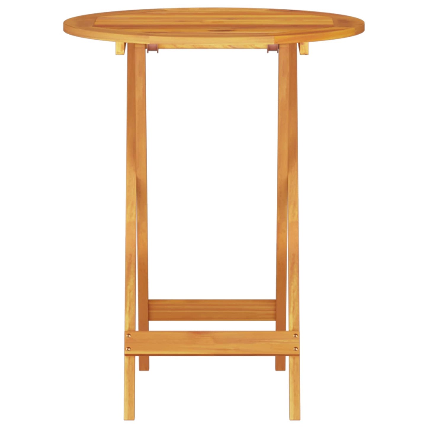 Vouw Bistro Set 3 pcs Bruin Massief Acaciahout is nu te koop bij PeponiXL, paradijselijk wonen!