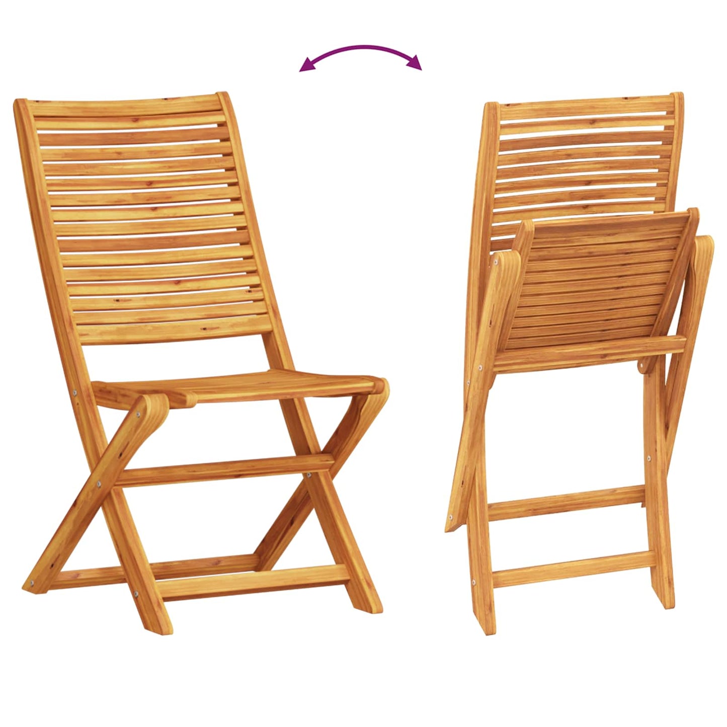 Vouw Bistro Set 3 pcs Bruin Massief Acaciahout is nu te koop bij PeponiXL, paradijselijk wonen!
