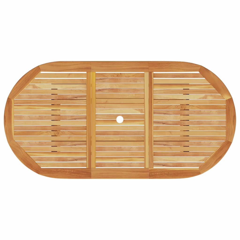 Tuin eettafelset 7 pcs Bruin Massief Acaciahout is nu te koop bij PeponiXL, paradijselijk wonen!